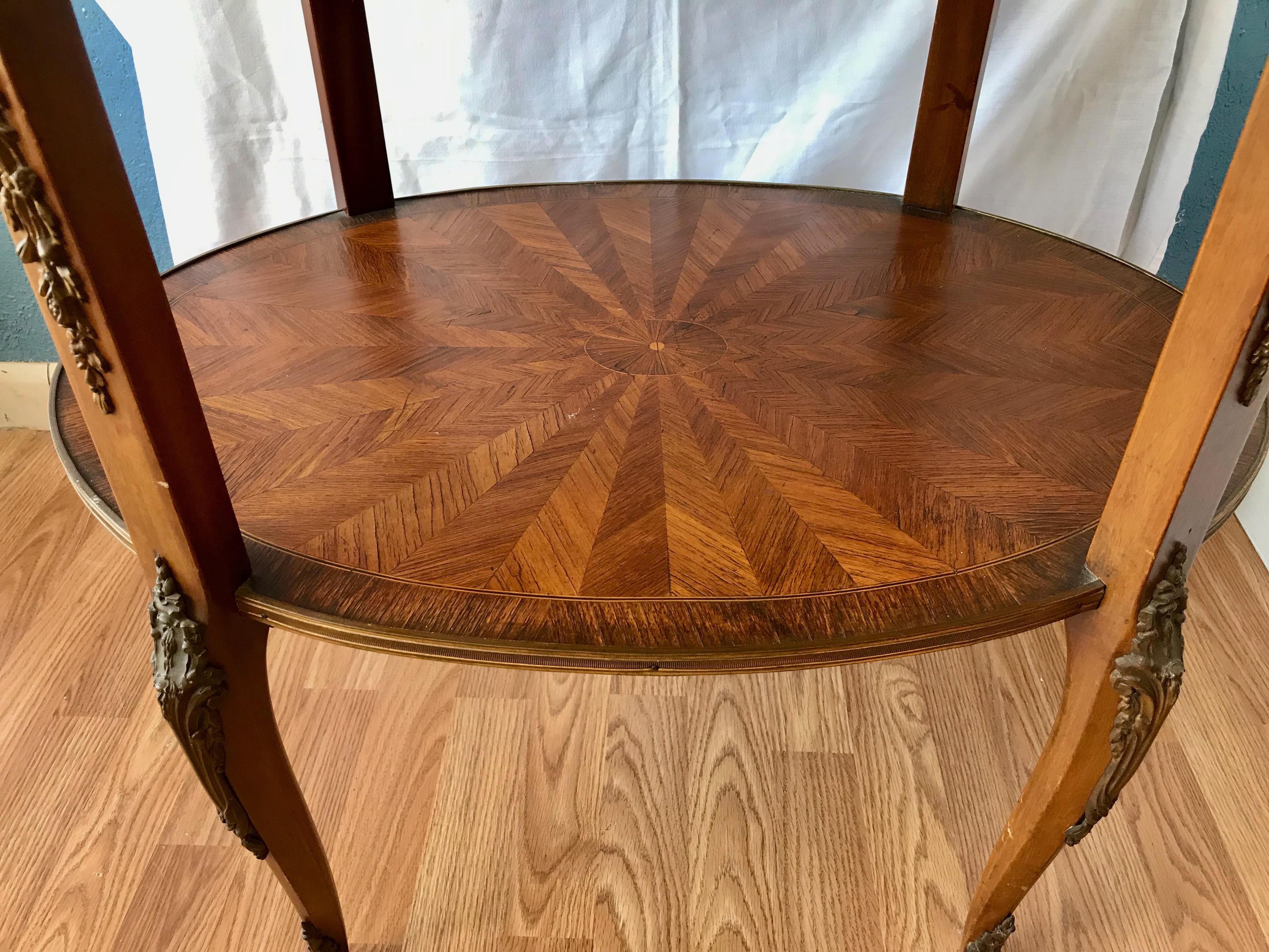 Bronze 19th Century French Butler's Style Table For Sale