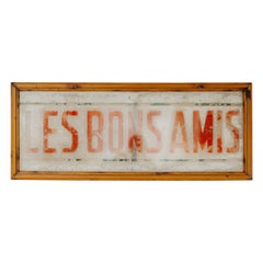 19th century French café sign ...