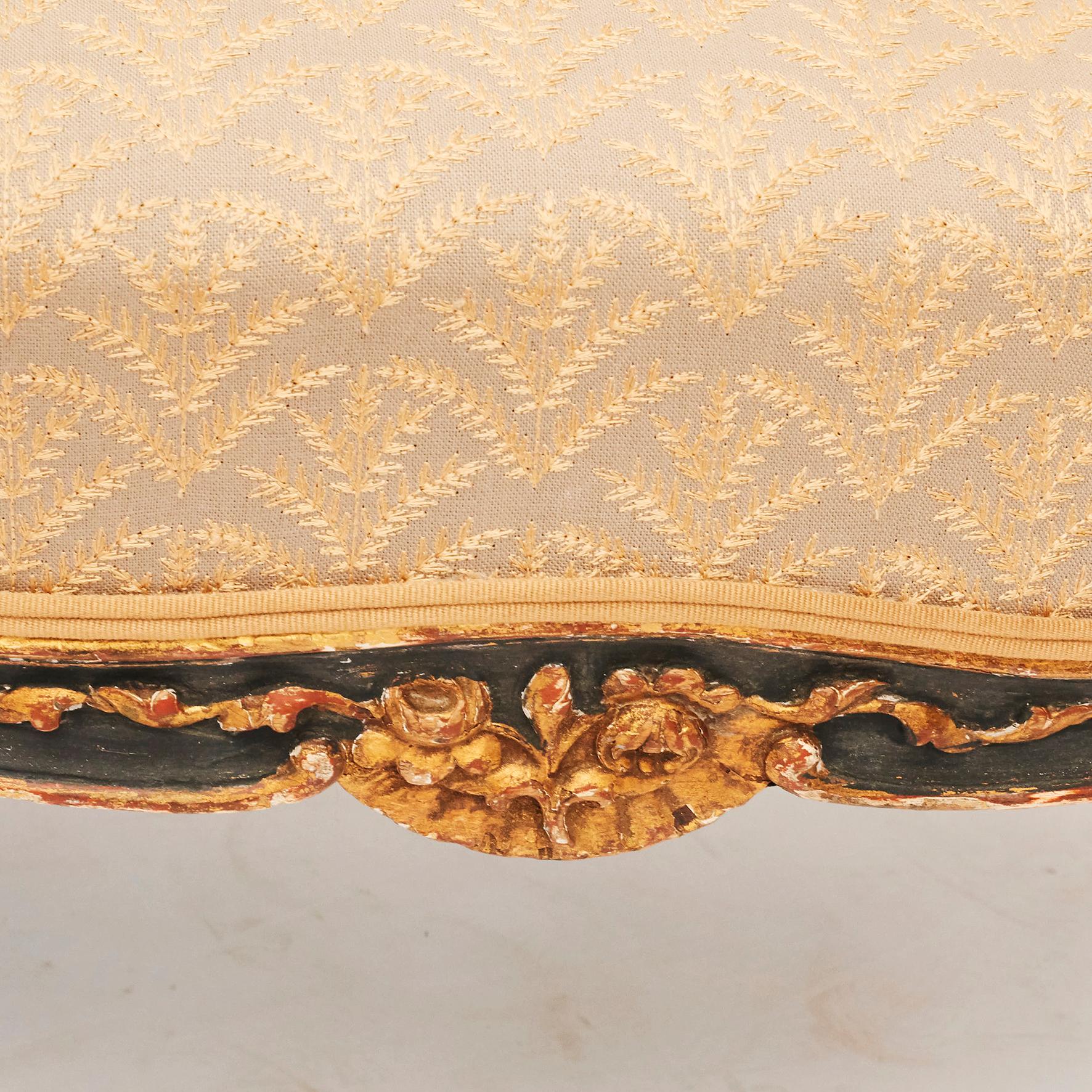 19th Century French Canapé Sofa in Rococo / Louis XV Style 3