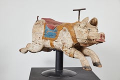 19th Century French Carousel Pig