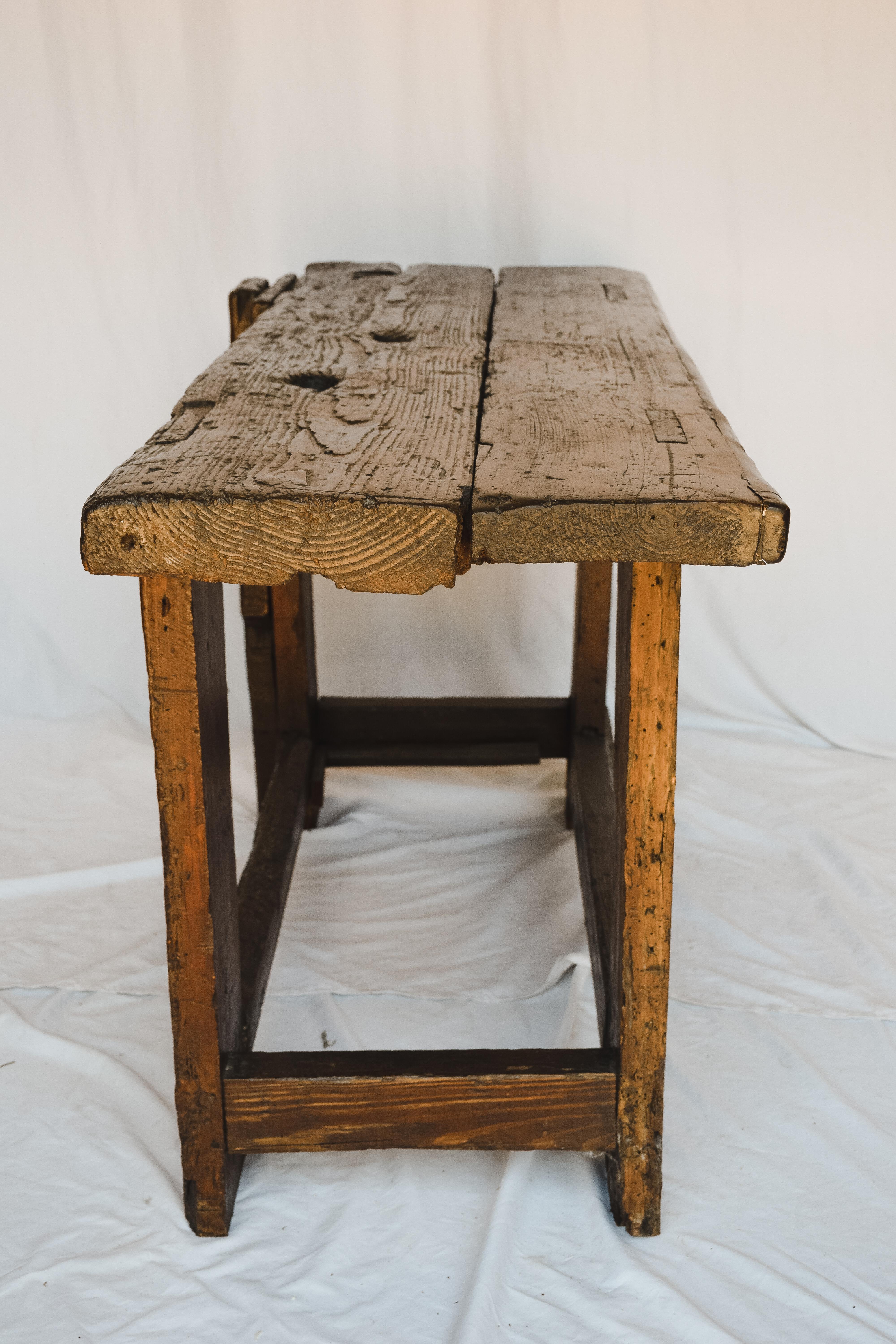 19th Century French Carpenters Work Table For Sale 9