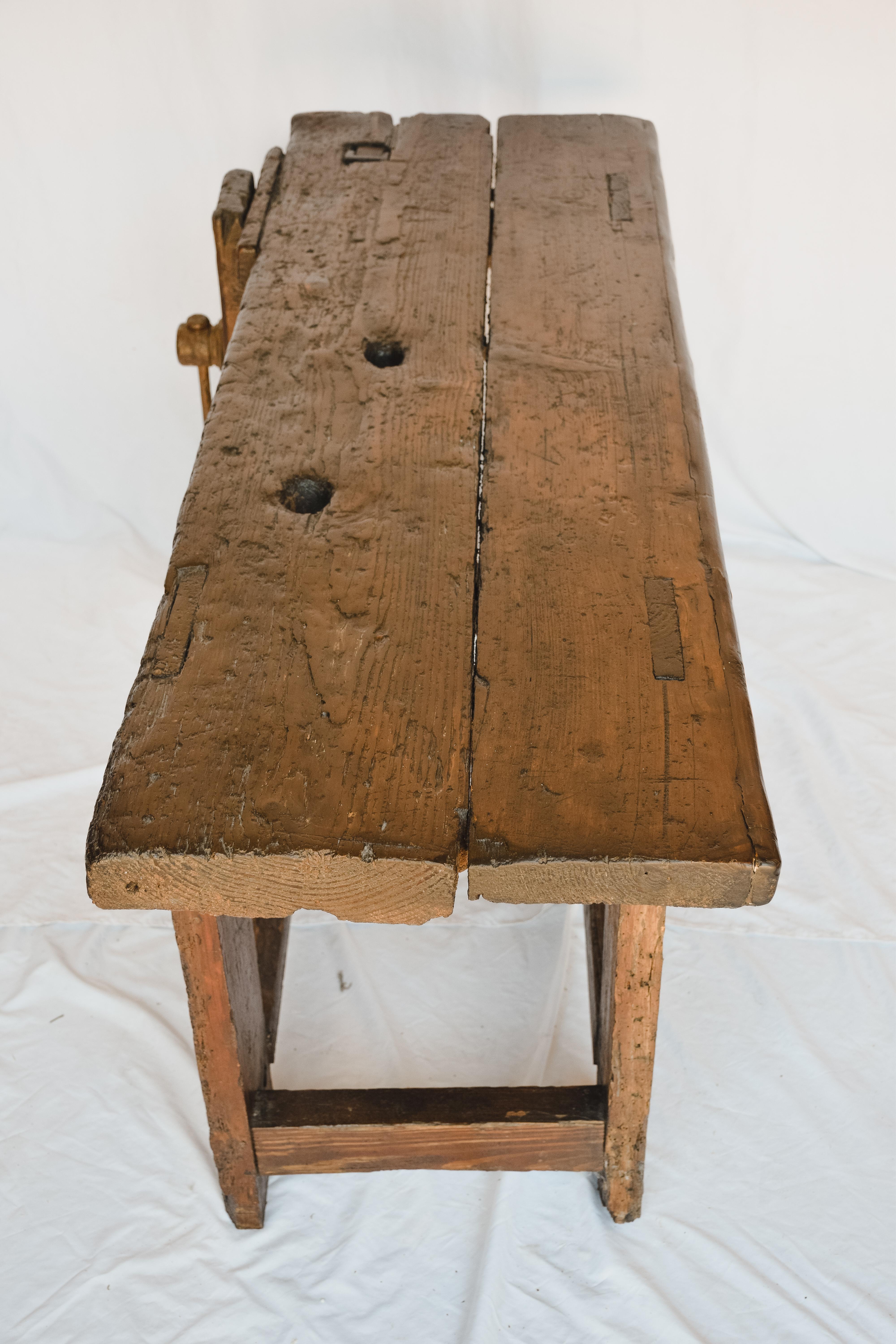 19th Century French Carpenters Work Table For Sale 10