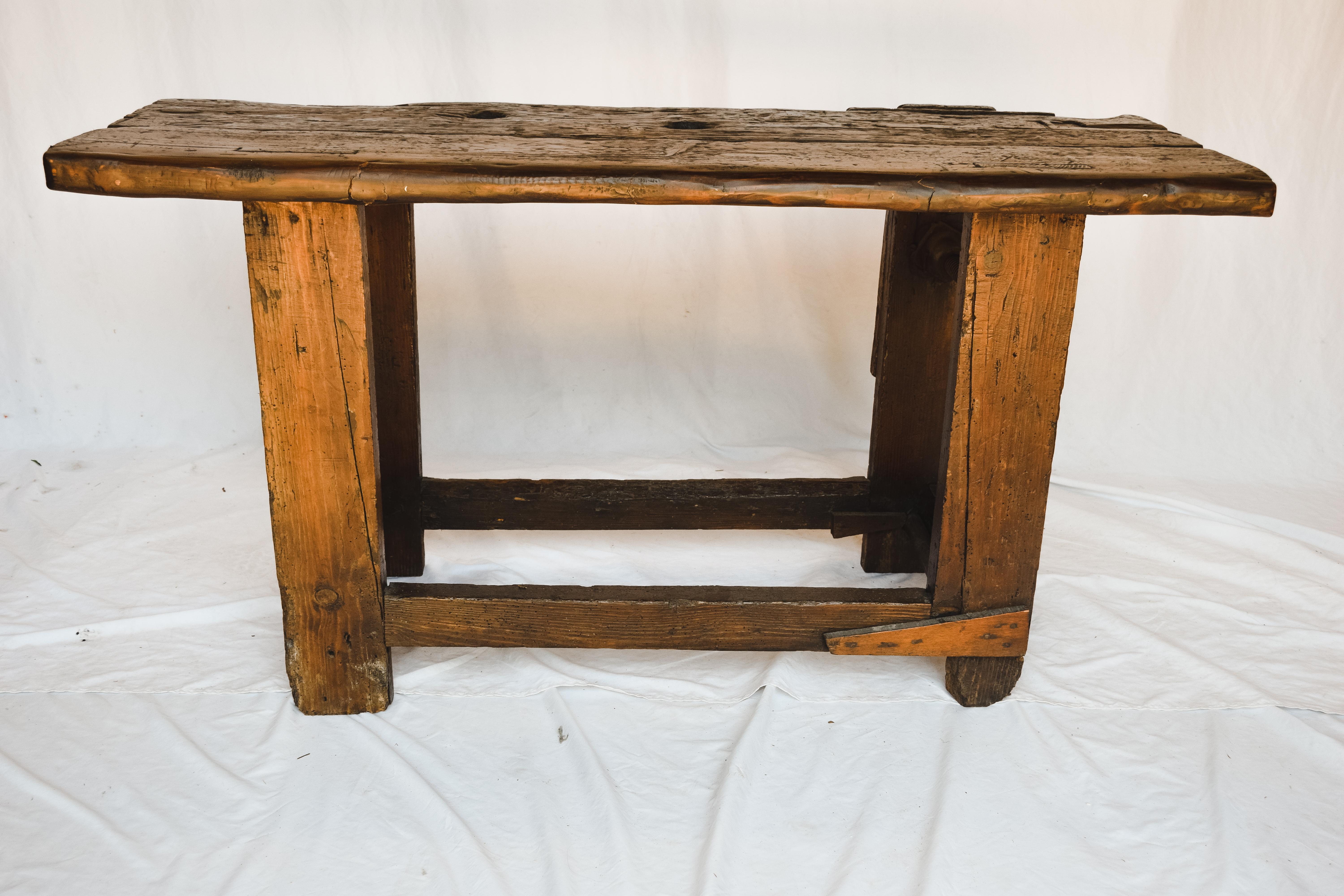 19th Century French Carpenters Work Table For Sale 1