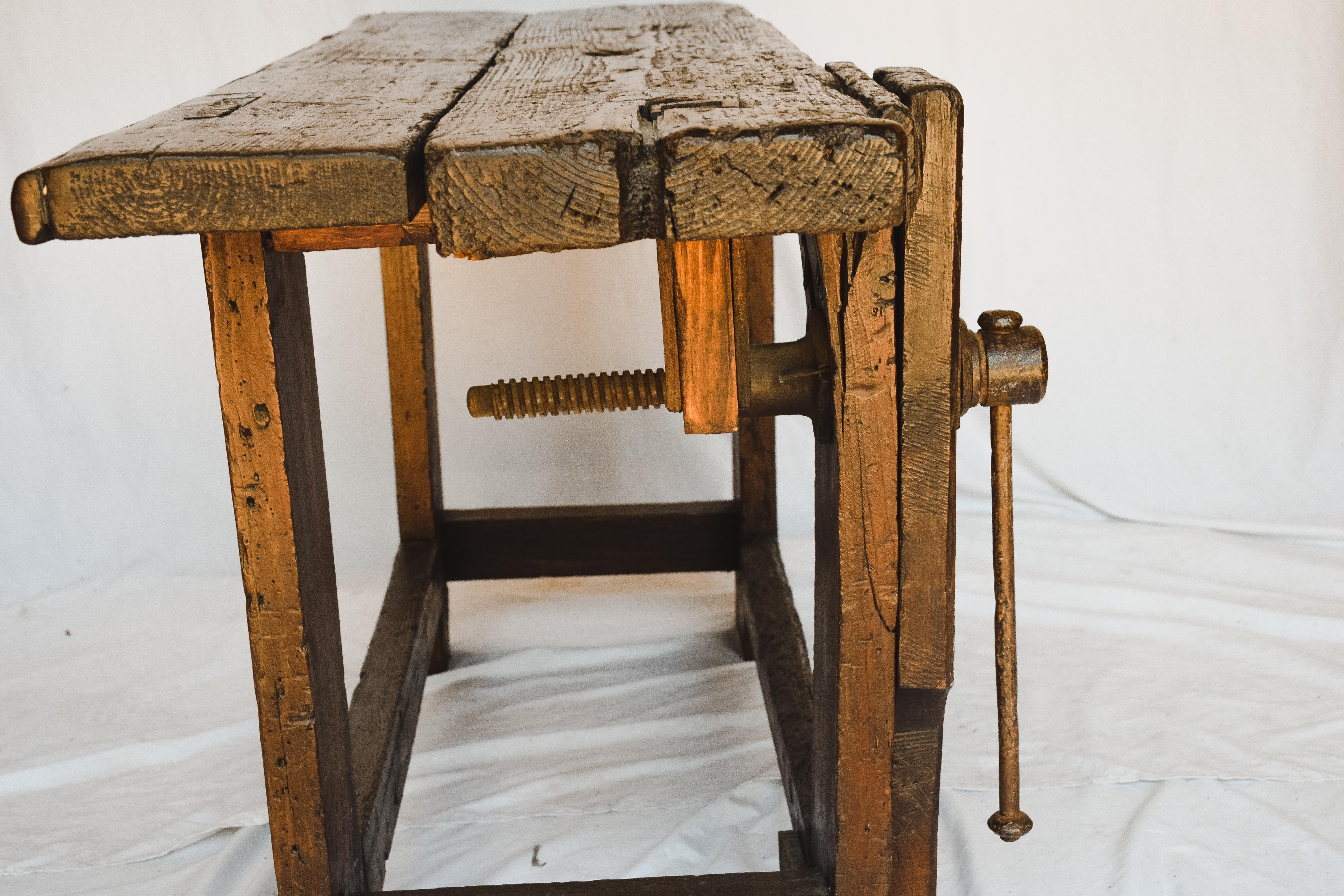 19th Century French Carpenters Work Table For Sale 2