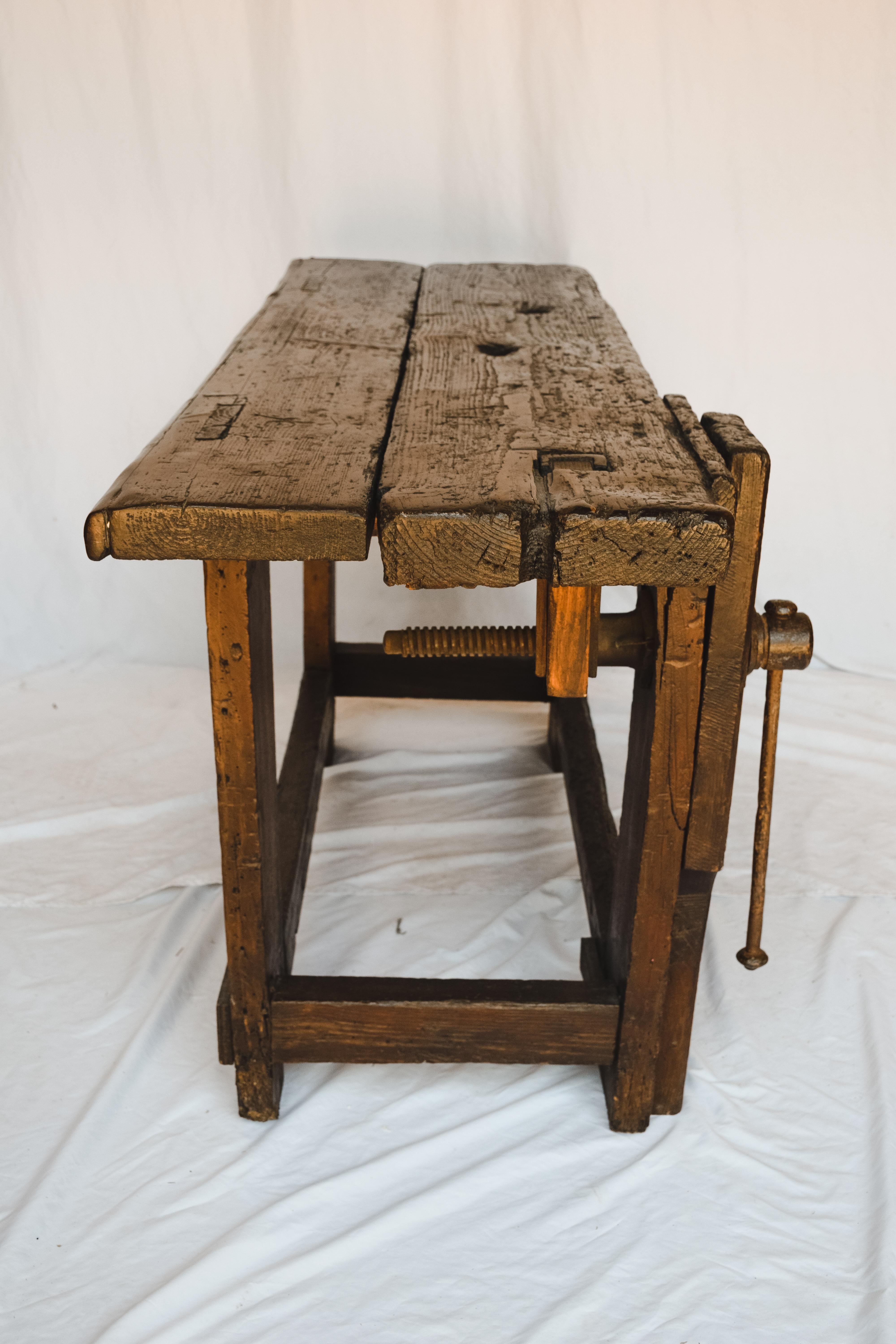 19th Century French Carpenters Work Table For Sale 4