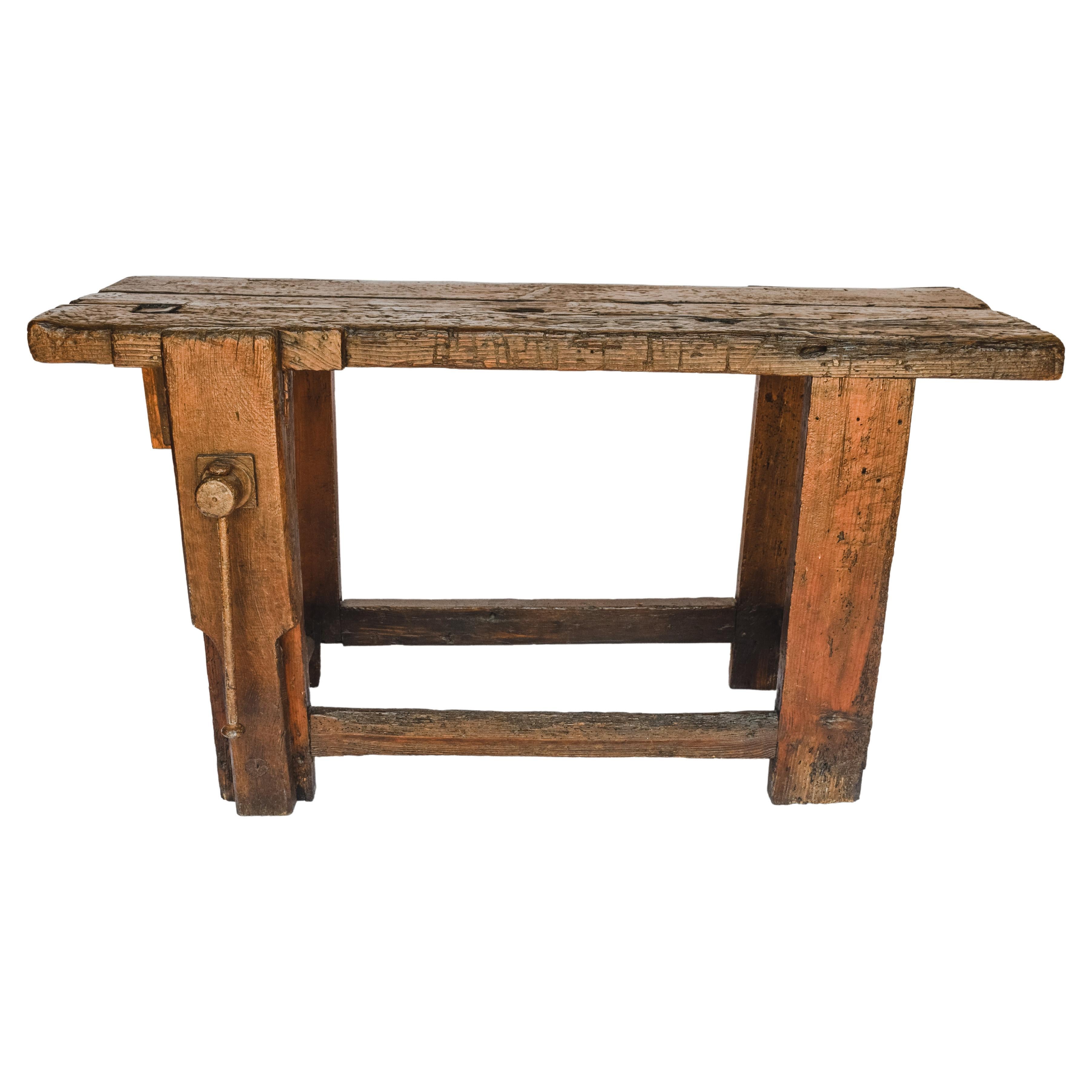 19th Century French Carpenters Work Table