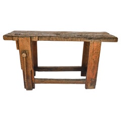 Antique 19th Century French Carpenters Work Table