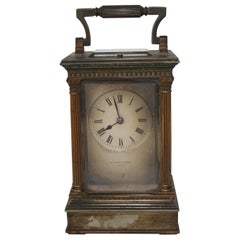 19th Century French Carriage Clock with Repeat Button