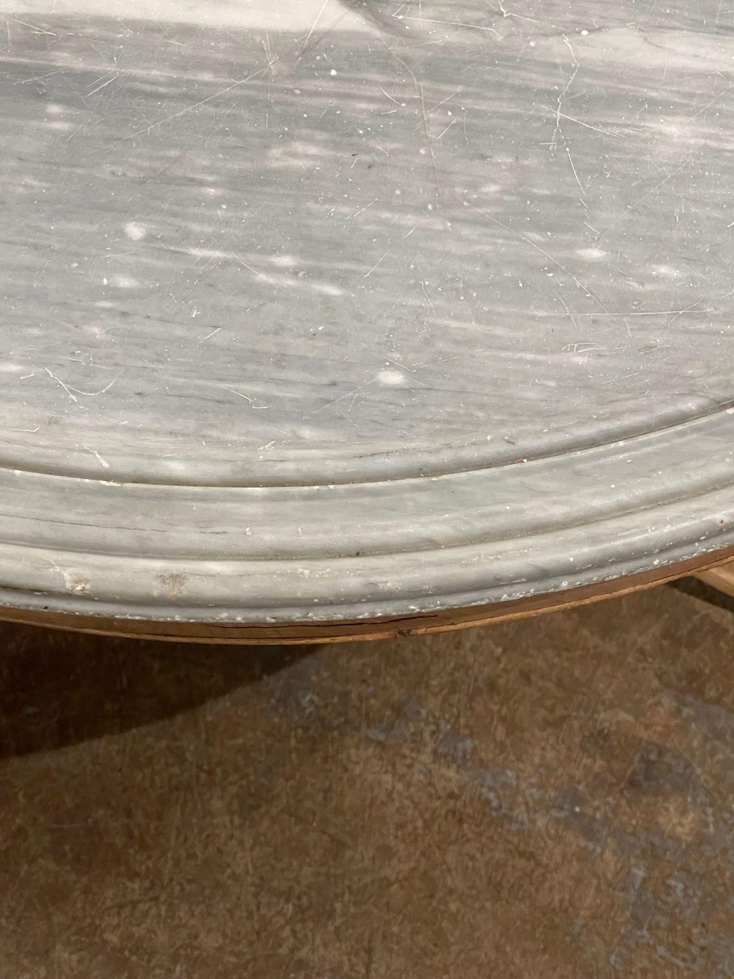 19th Century French Carved and Bleached Walnut Center Table 2