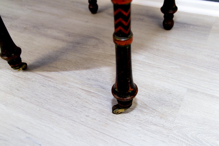 19th Century French Carved and Painted Smoking Chair For ...