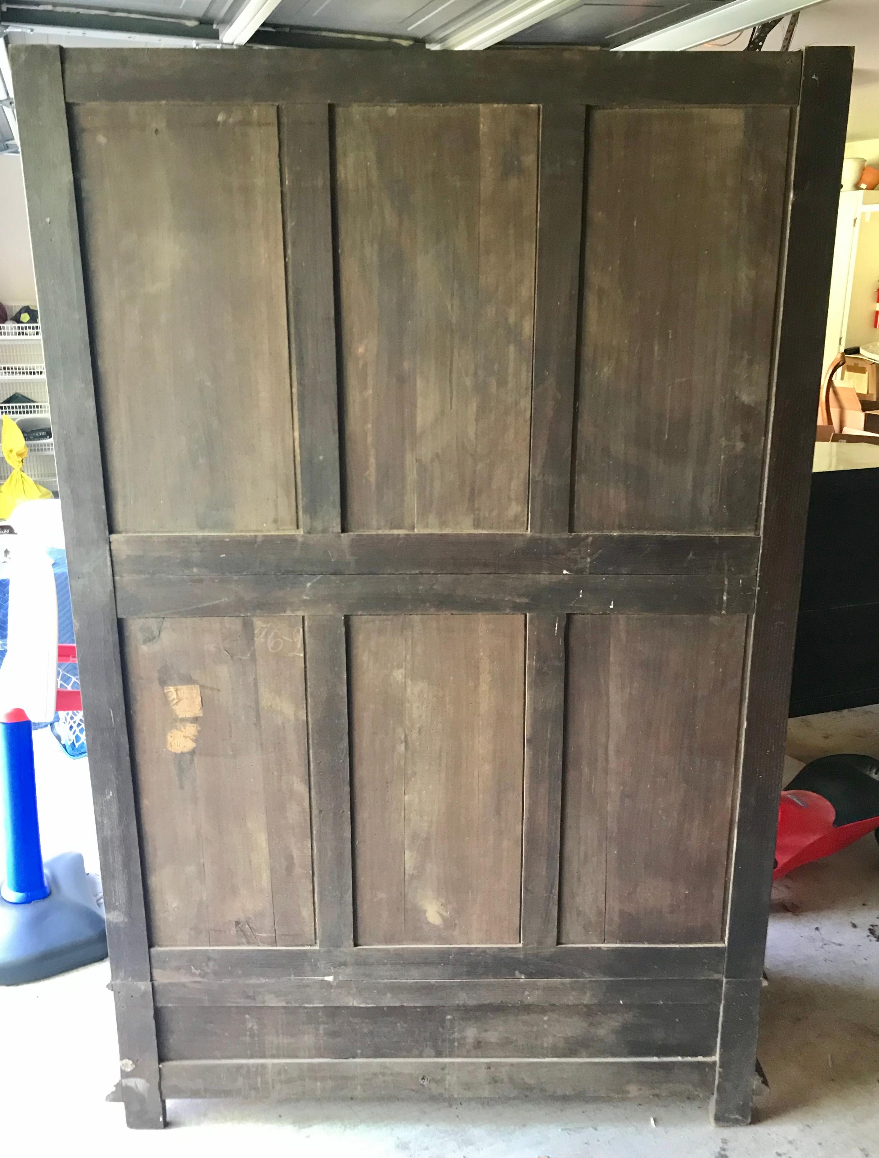 19th Century French Carved Chestnut Armoire from Brittany 3