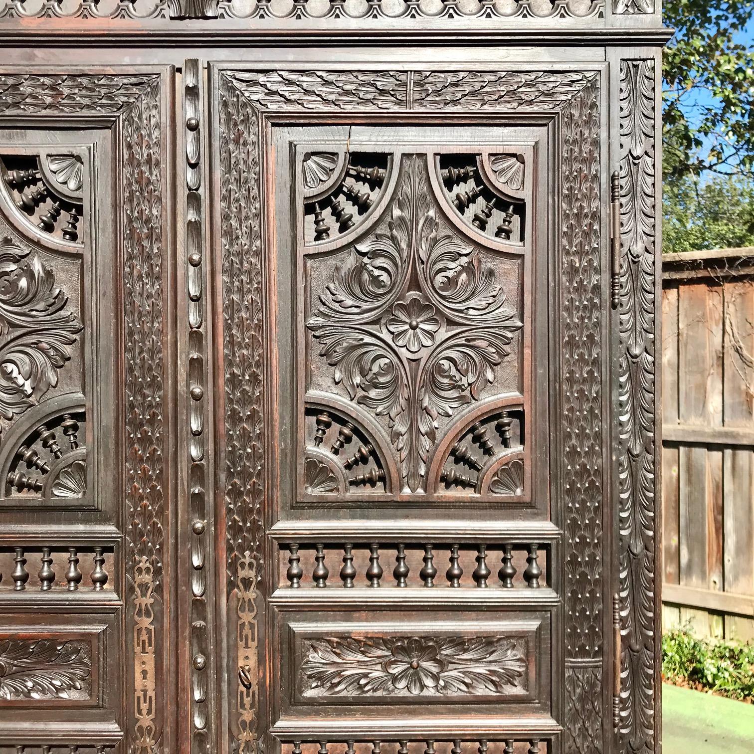 carved armoire
