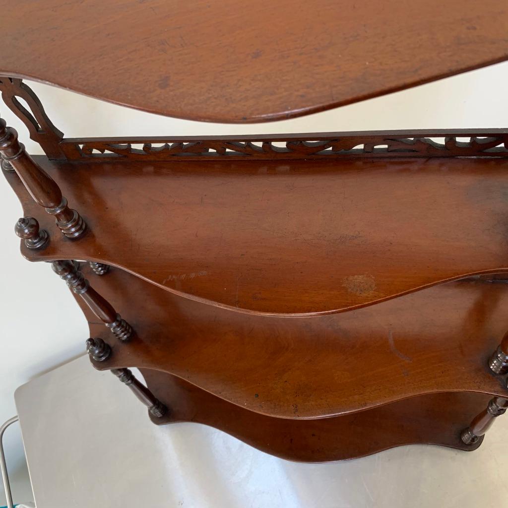19th Century French Carved Freestanding or Hanging Shelves in Mahogany 6