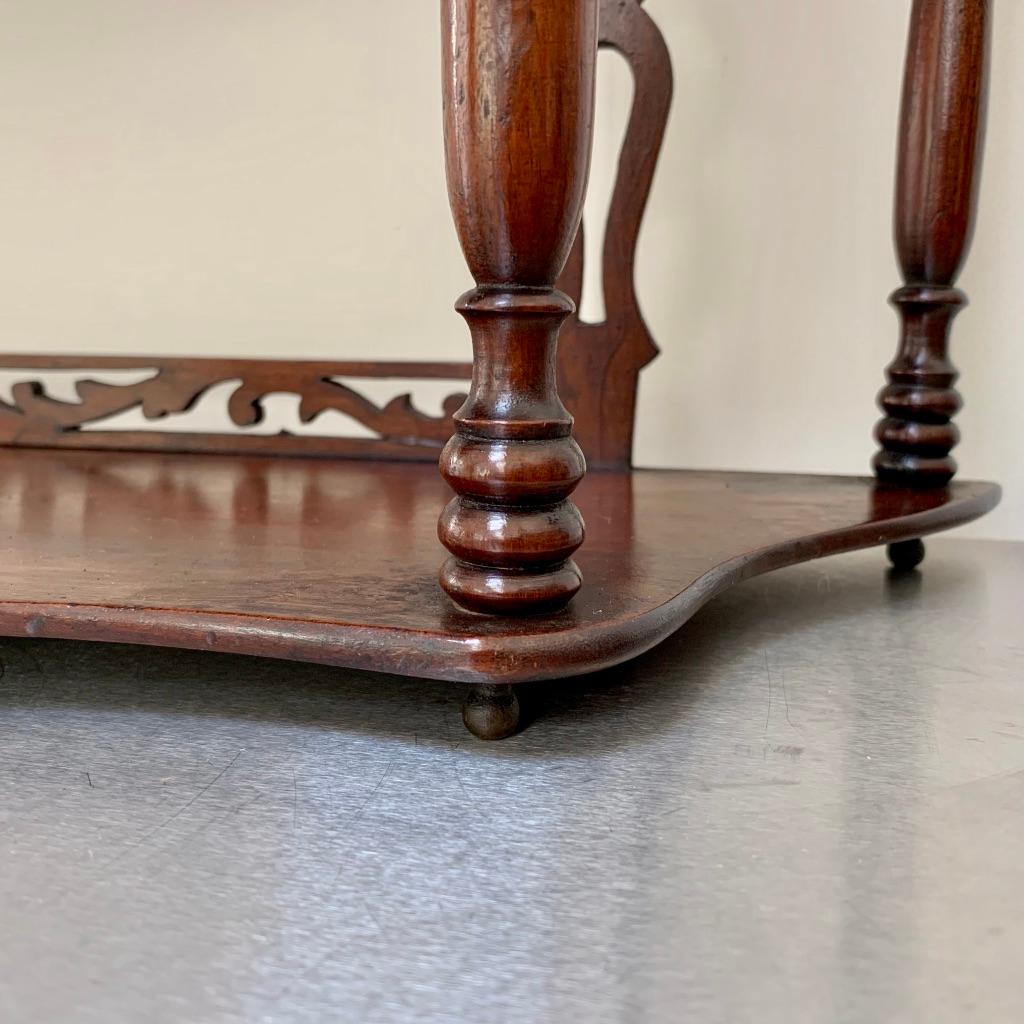 19th Century French Carved Freestanding or Hanging Shelves in Mahogany 7