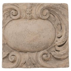 19th Century French Carved French Stone Architectural Ornament