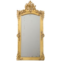 19th Century French Carved Gilded Mirror
