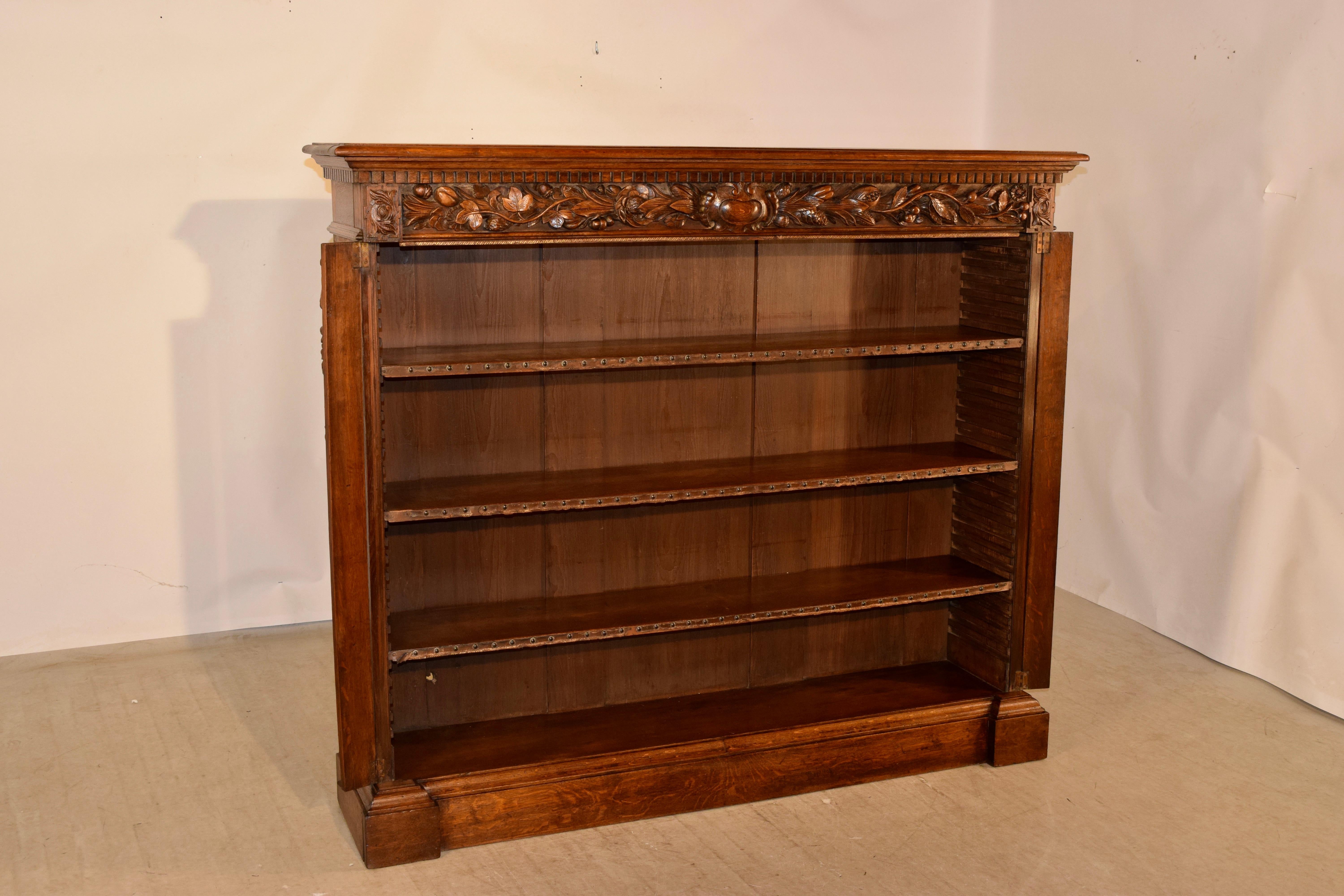19th Century French Carved Large Bookcase 2