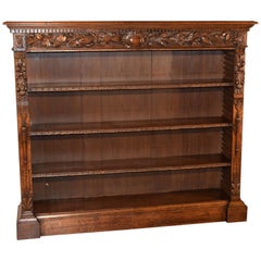 19th Century French Carved Large Bookcase
