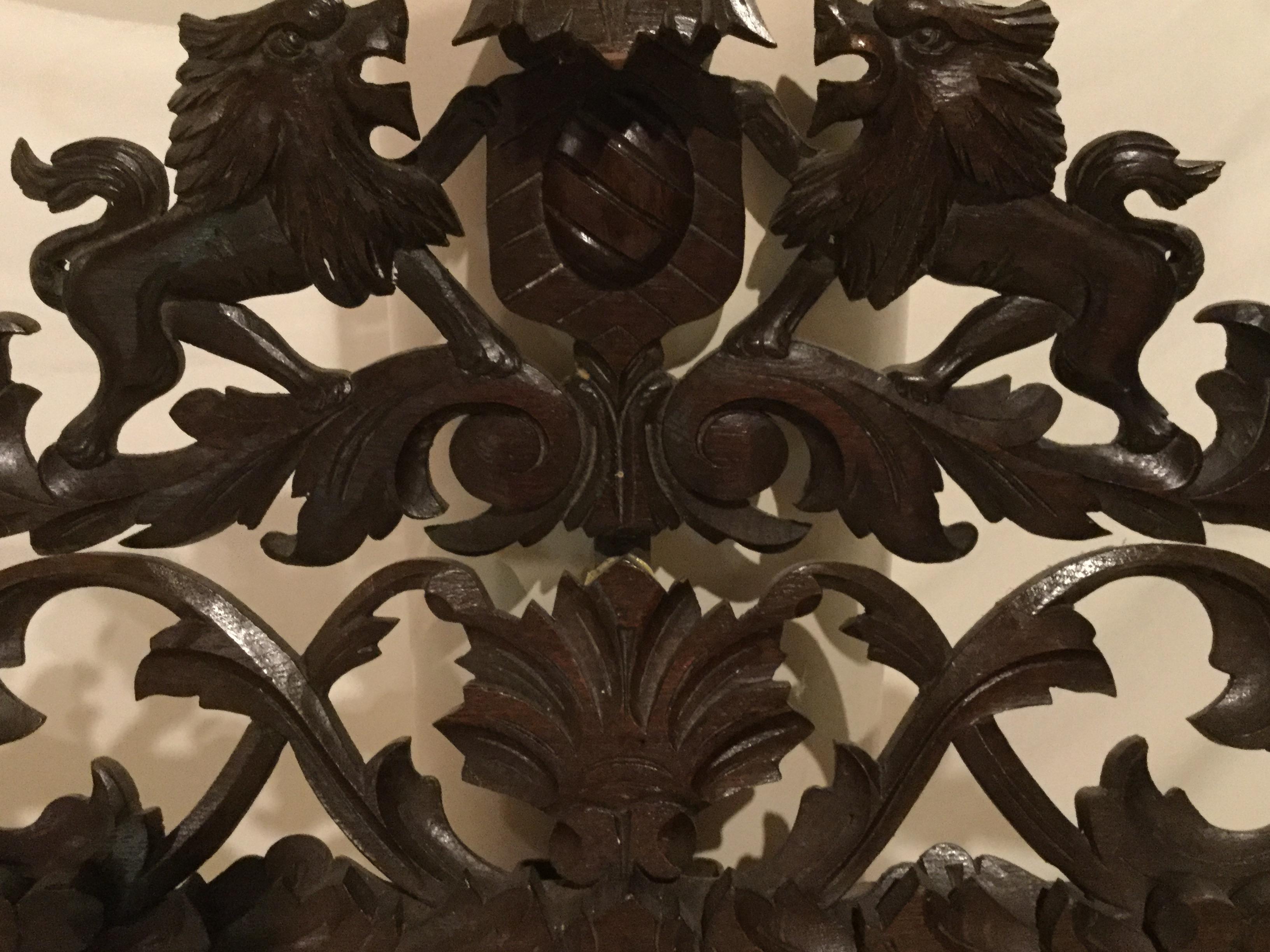 19th Century French Carved Mirror For Sale 2