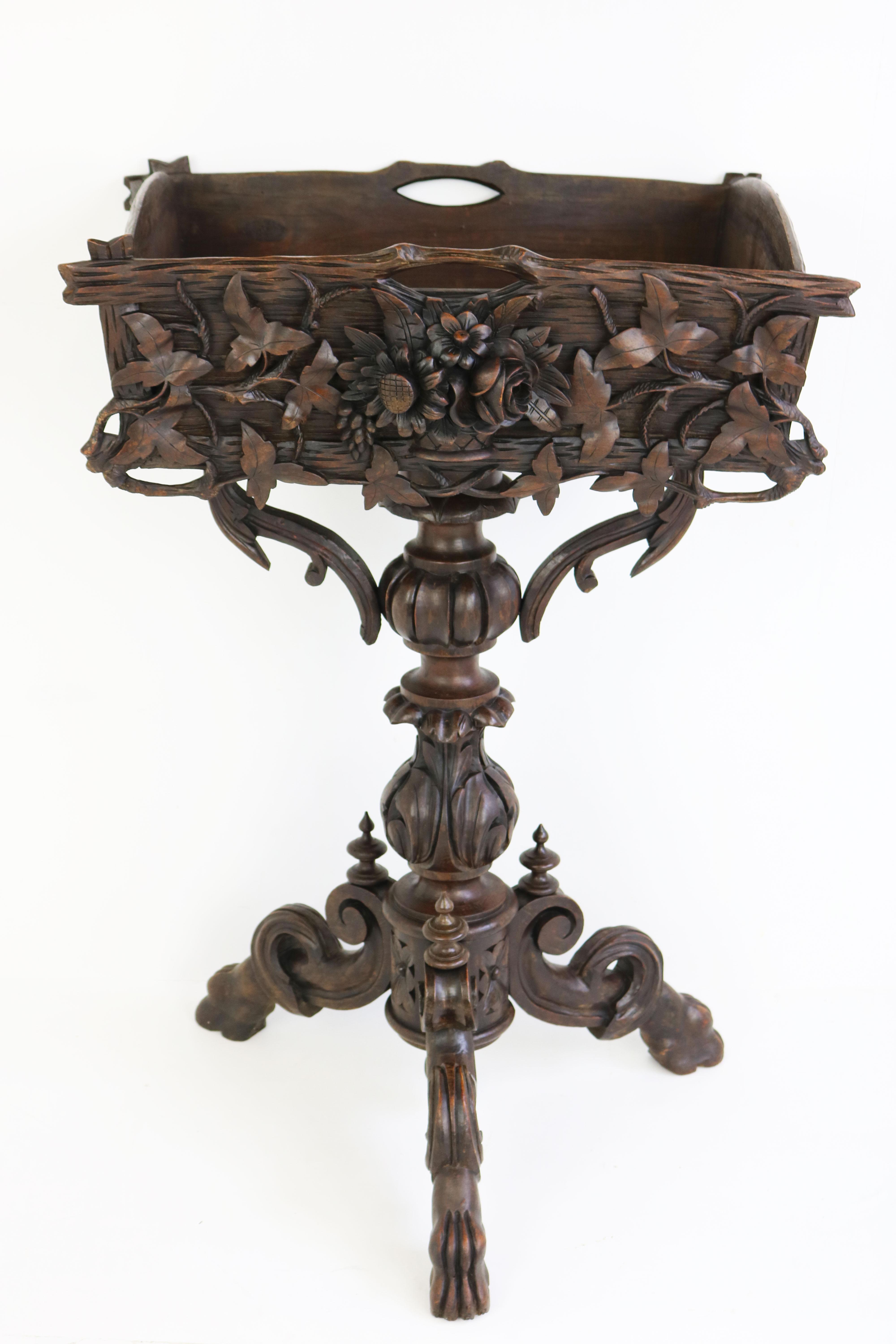 antique flower stand