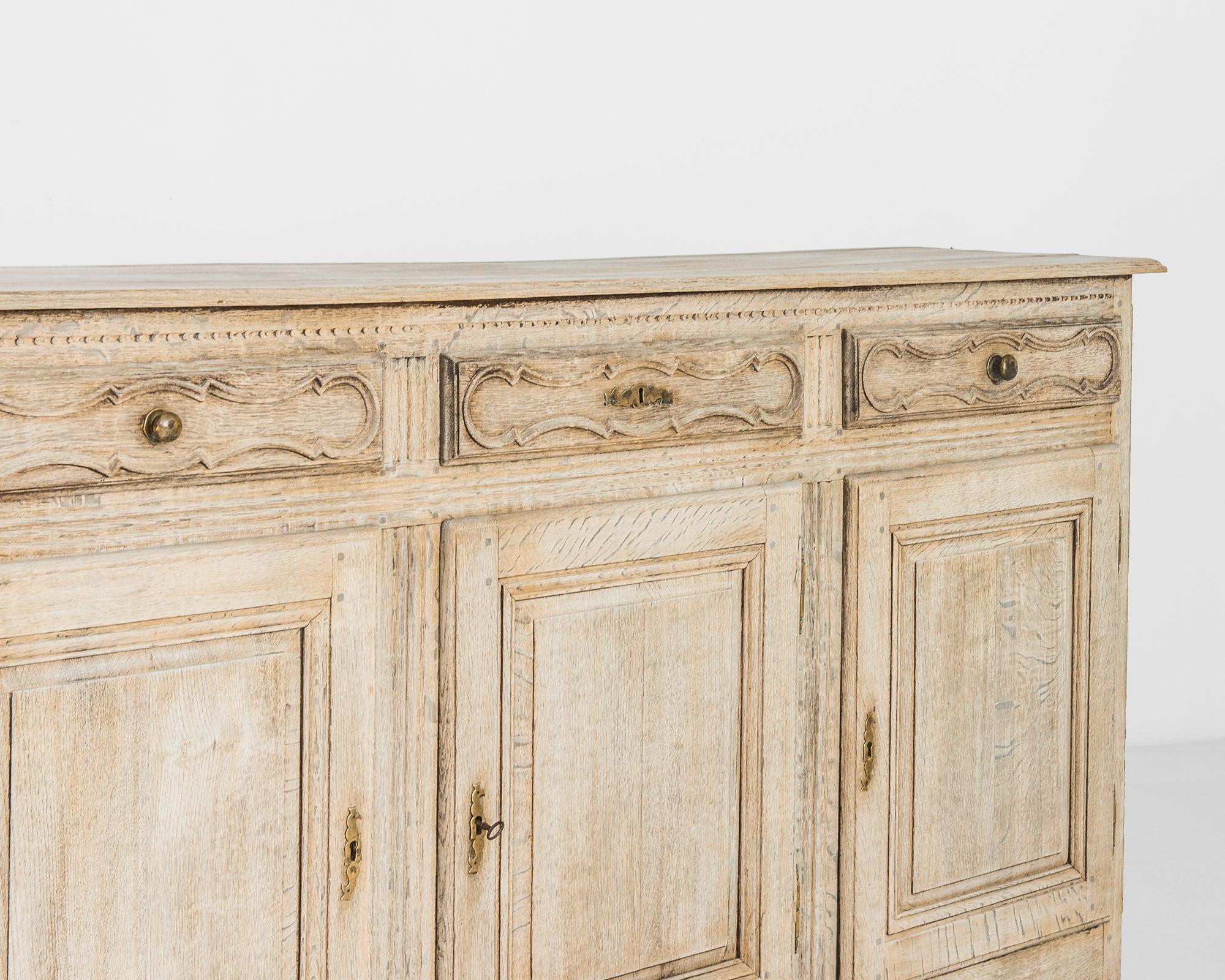 19th Century French Carved Oak Buffet 5