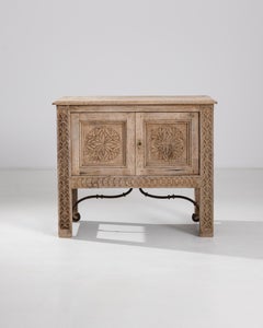 19th Century, French Carved Oak Buffet