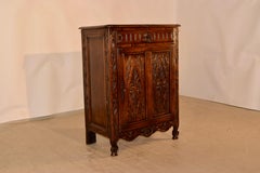 19th Century French Carved Oak Buffet