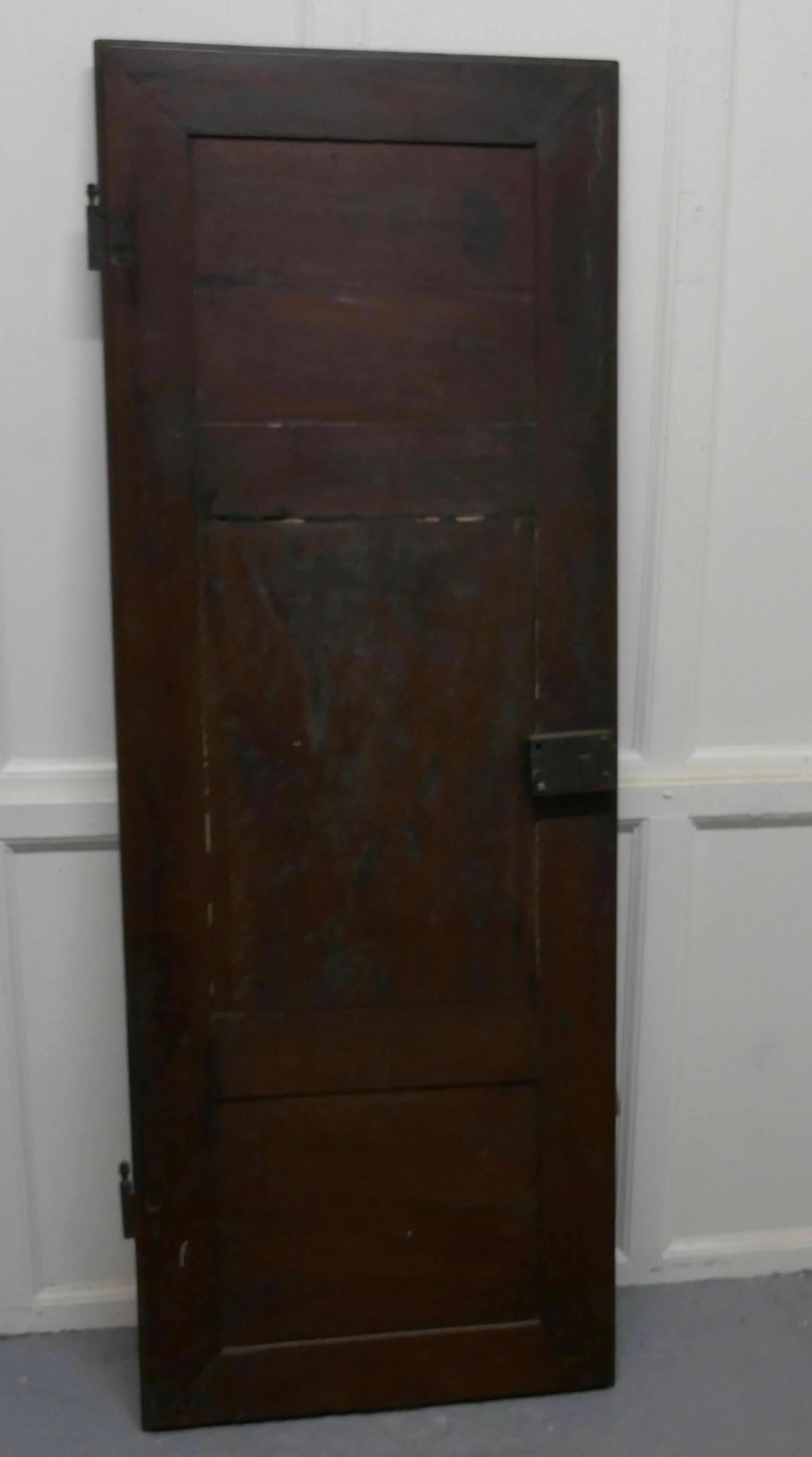 19th Century French Carved Oak Panel Door 2