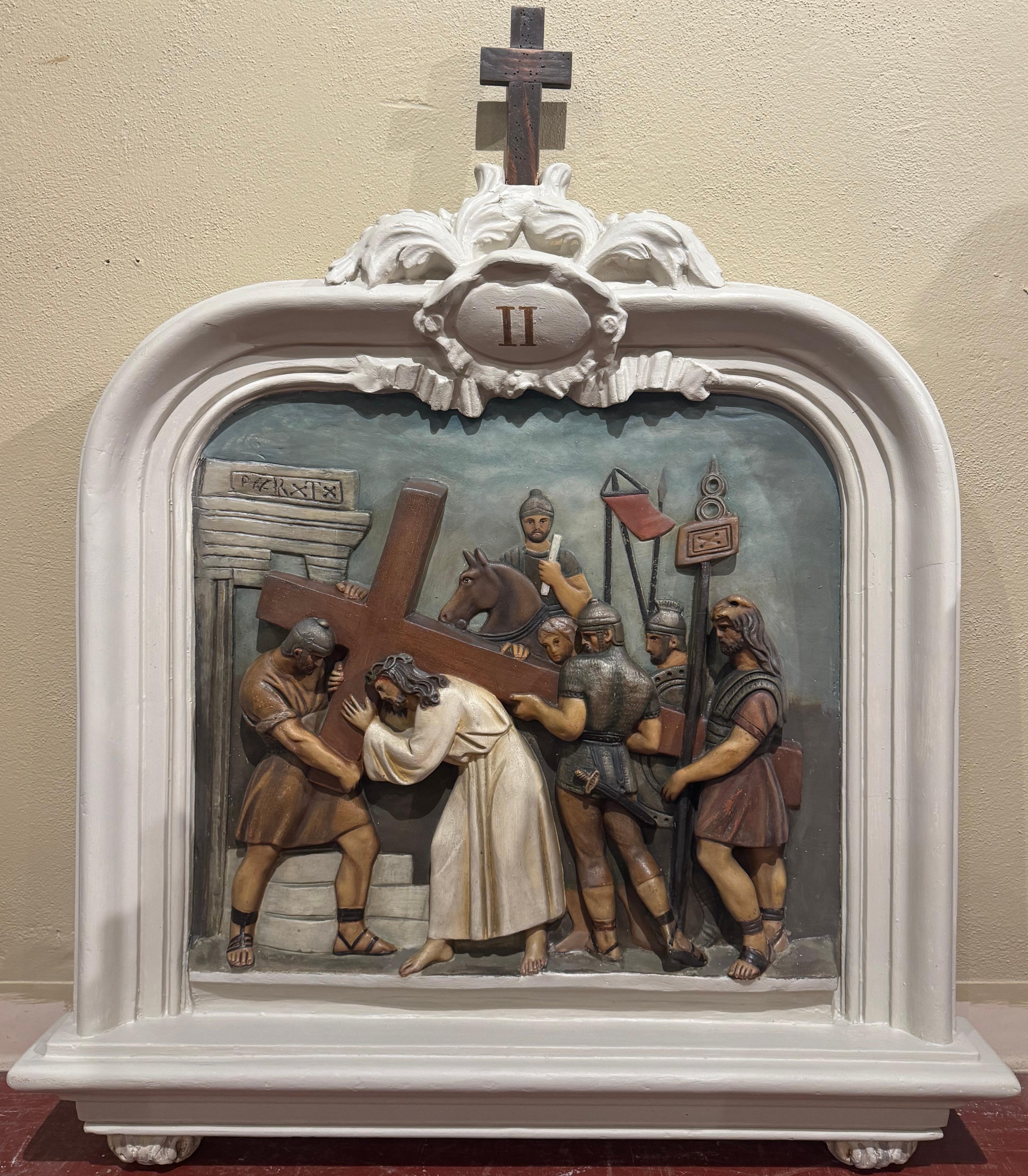 Gilt 19th Century French Carved Painted 