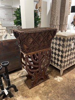 19th Century French Carved Root Wood Jardiniere