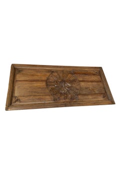 19th Century French Carved Sunburst Panel