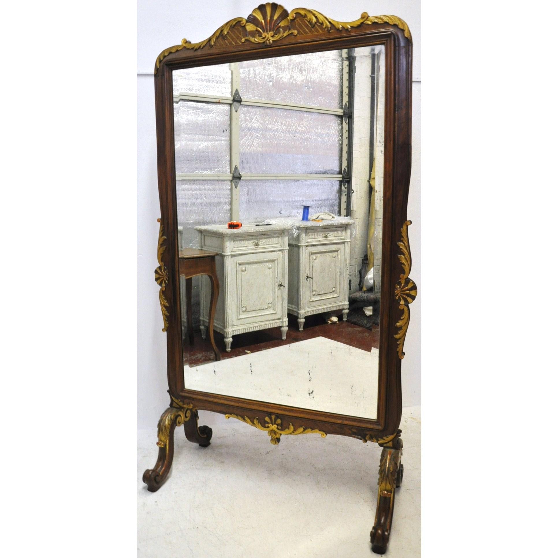 french free standing mirror