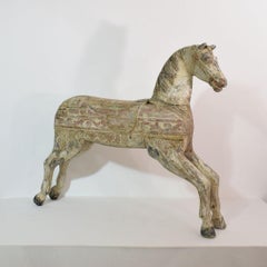 19th Century French Carved Wood Carousel Horse