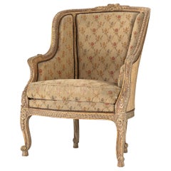 Antique 19th Century French Carved Wood Chair