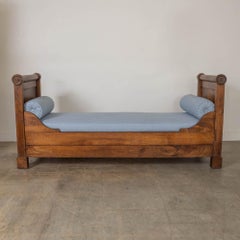 19th Century French Carved Wood Day Bed