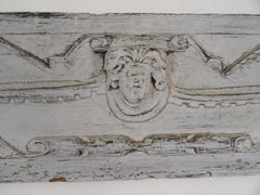 19th Century French Carved Wood Plaque