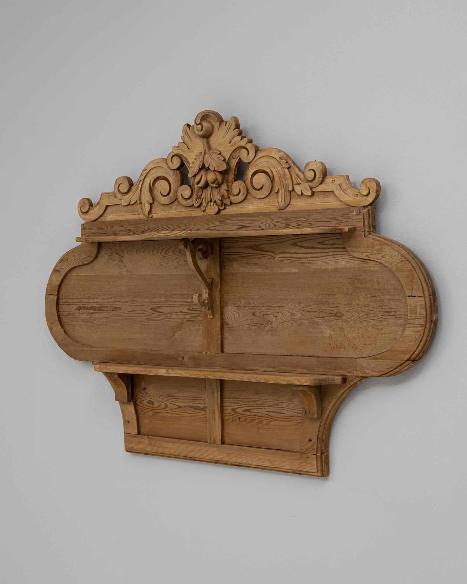 19. Jahrhundert Französisch geschnitzt hölzerne Wandregal im Angebot 2
