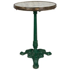 19th Century French Cast Iron Bistro Table