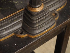 19th Century French Cast Iron Book Press on Wooden Stand