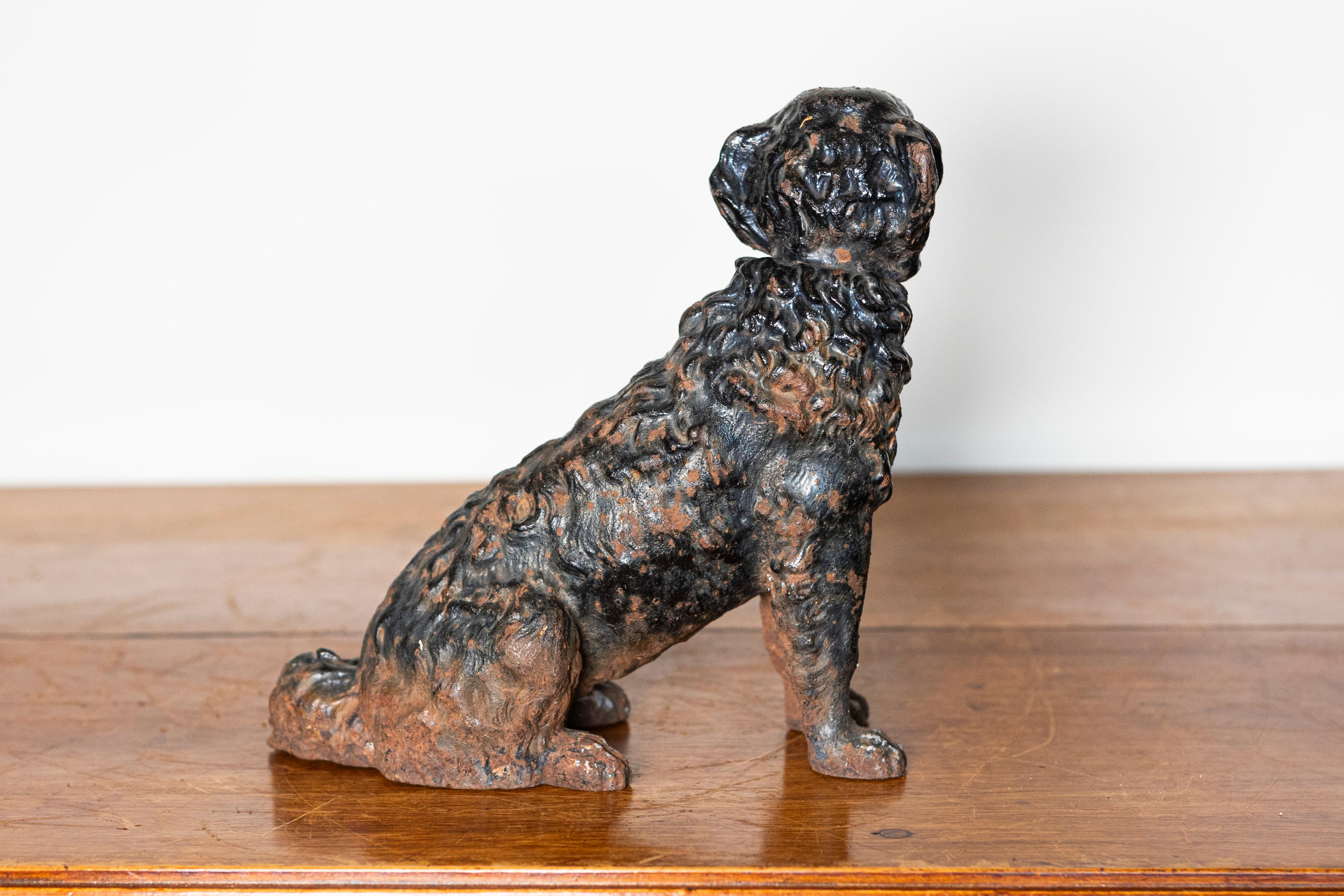 19th Century French Cast Iron Dog For Sale 3