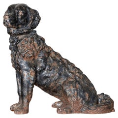 19th Century French Cast Iron Dog