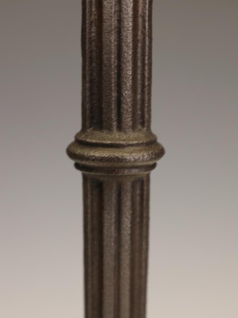 19th Century French Cast Iron Fireside Stick Stand For Sale 7