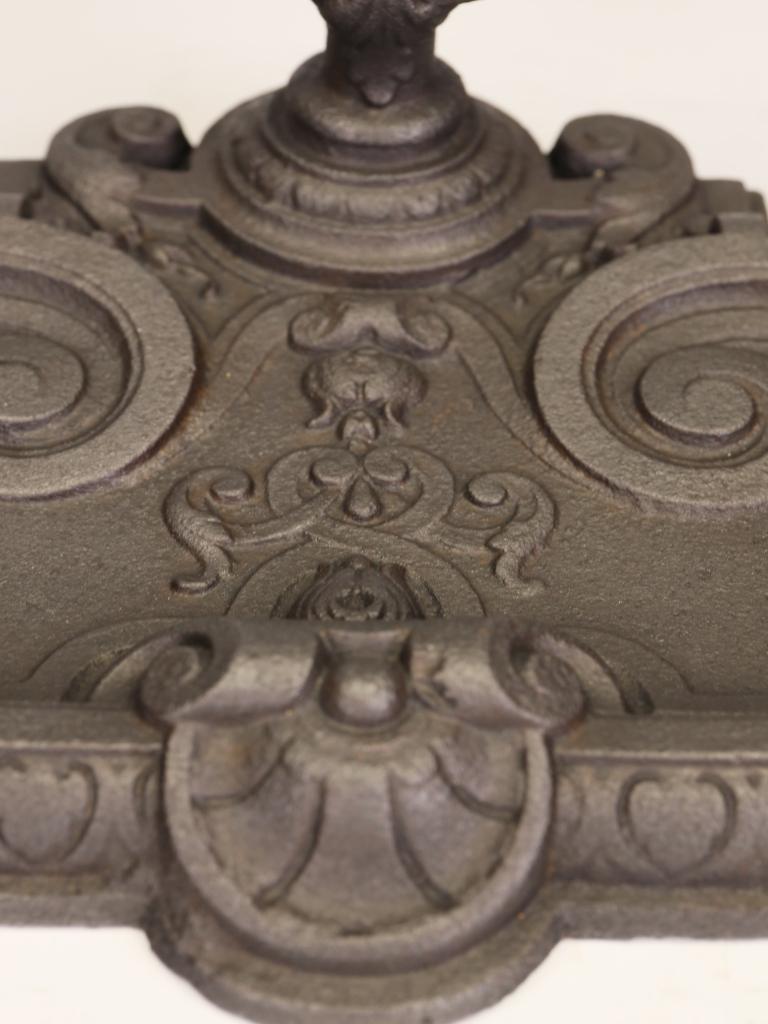 19th Century French Cast Iron Fireside Stick Stand For Sale 10