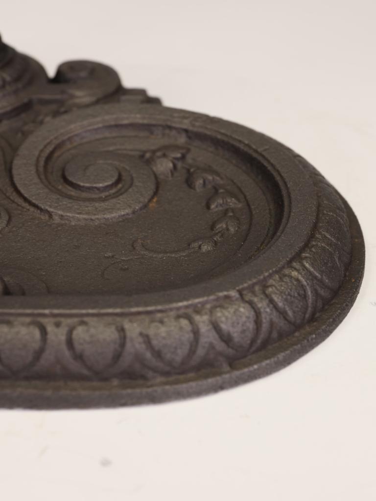 19th Century French Cast Iron Fireside Stick Stand For Sale 11