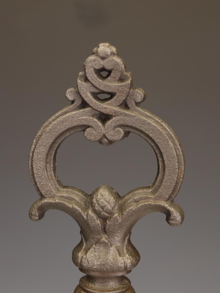 19th Century French Cast Iron Fireside Stick Stand For Sale 4