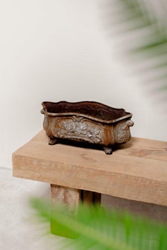 19th Century French Cast Iron Footed Jardiniere