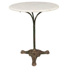 19th Century French Cast Iron Gueridon Bistro Table