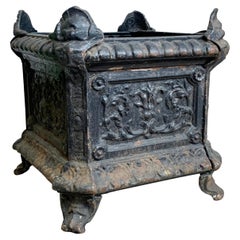 19th Century French Cast Iron Jardiniere