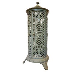 19th Century French Cast Iron Parlor Heating Stove