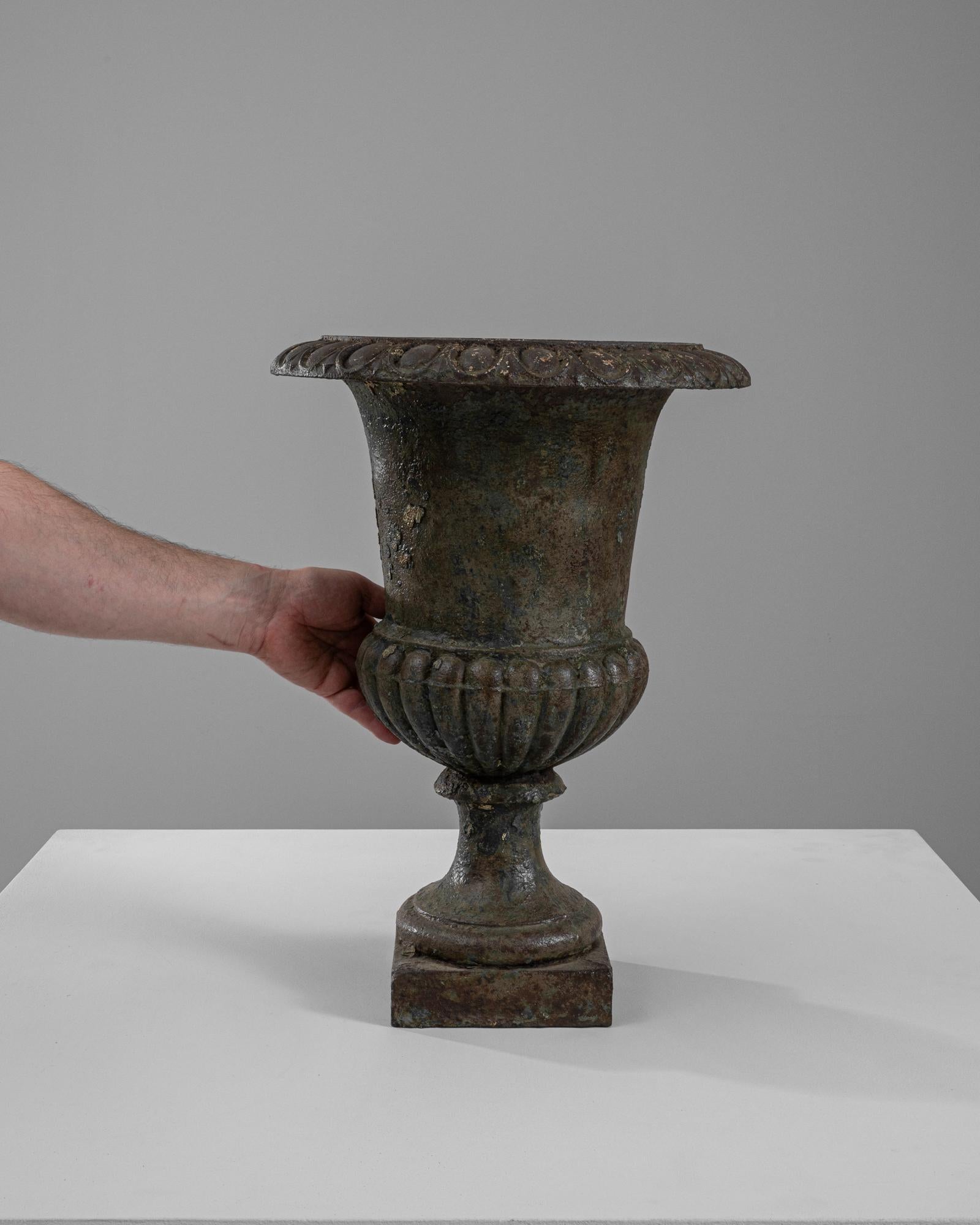 19th Century French Cast Iron Planter In Good Condition In High Point, NC